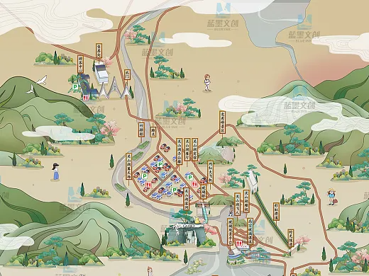 阿拉善右学校手绘地图：如何成为学生心中的校园记忆符号？